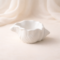 Vaso decorativo a conchiglia bianco