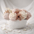Centrotavola Decorativo con Rose Artigianali
